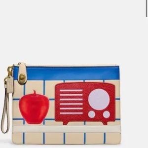 Coach X Tom Wesselmann Large Turnlock Wristlet NWT